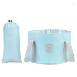 Ensemble d'accessoires de bain bassin de trempage des pieds pliable isolation thermique seau de voyage Portable pliable