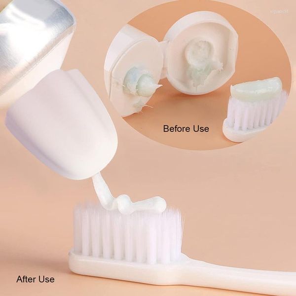 Juego de accesorios de baño ELOSSA tapa de pasta de dientes portátil 1 Uds exprimidor cepillo de dientes accesorios de baño para el hogar