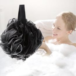 Bath Accessoire Set Exfoliage Mesh Shower Brush Sponge Black Clean Bathroom Products