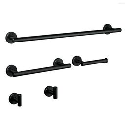 Badaccessoire set gappo badkamer hardware accessoires mablack plank gewaad haak hanger handdoek rail bar rek tissuepapier houder