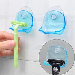 Ensemble d'accessoires de bain guret 1pc support de rasage en plastique de salle de bain salle de bain mural crochet suspendu aspirateur brosse à dents rasoir
