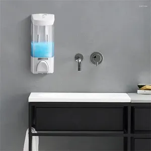 Badaccessoireset Handzeepdispenser Wit Nauwkeurige afvoer Wandmontage Multifunctioneel Handige huishoudelijke producten Shampoo