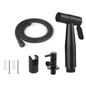 Badaccessoireset Handheld Toiletbidet Sprayer Reinig de huisdier Douche Anus Draagbare intrekbare veerslangadapter Montagentool