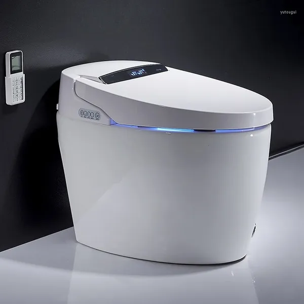 Ensemble d'accessoires de bain capteur de haute qualité salle de bain intelligente chauffée toilettes intelligentes en céramique S piège Commodes siphoniques