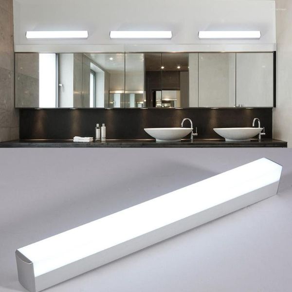 Juego de accesorios de baño, luz LED para espejo, 12W, 16W, 22W, AC85-265V, accesorio impermeable de alto brillo, lámpara de pared acrílica para iluminación de baño