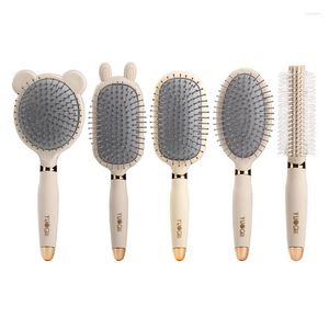 Badaccessoireset Massage Paddle Brush Ontklitter Haarkam Voor Vrouwen Kappers Met Afneembaar Handvat Gemakkelijk Reinigen Van Verlies