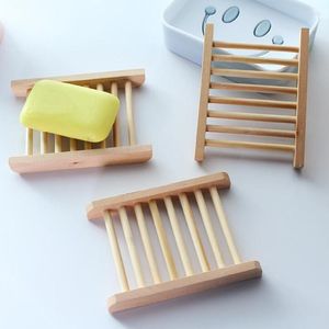 Ensemble d'accessoires de bain porte-savon en bois naturel douche plat assiette conteneur maison salle de bain lavage éponge plateau de vidange étagère de rangement organisateur