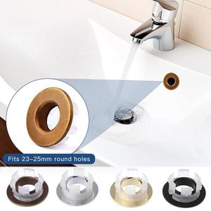 Badaccessoire Set Overflow zes-voet ring messing badkamersbekken kraan wastafel deksel inzet vervangen gat cap accessoires voor 23-25 ​​cm