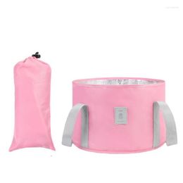 Badaccessoire set draagbare inklapbare camping bucket reiss kuip bassin multifunctioneel vouwbaar water multifunctioneel water