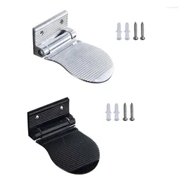 Ensemble d'accessoires de bain, repose-pieds de douche pliable moderne pour les jambes de rasage en métal robuste, marche d'aide