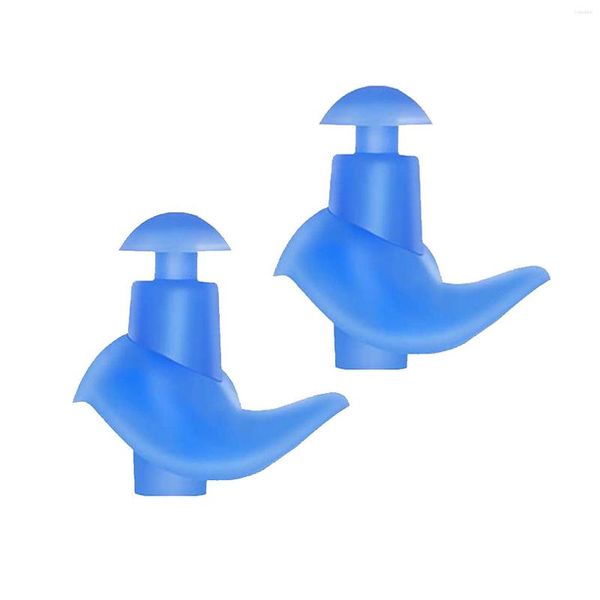 Ensemble d'accessoires de bain bouchons d'oreilles à vis en Silicone confortable adulte étanche natation pour piscine d'eau douche bain surf plongée en apnée et