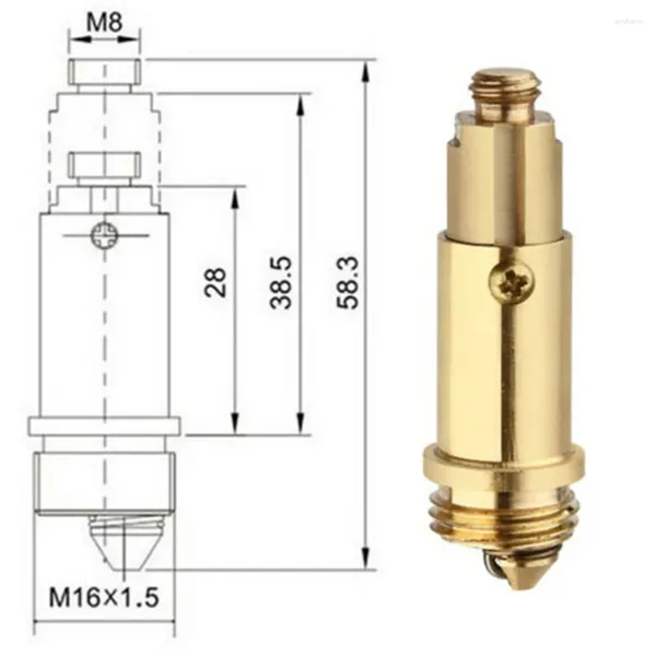 Ensemble d'accessoires de bain, raccord d'évier, noyau rebondissant, bouchon pour canalisation, bouton poussoir en laiton massif, conception facile à monter, boulon de baignoire Barth