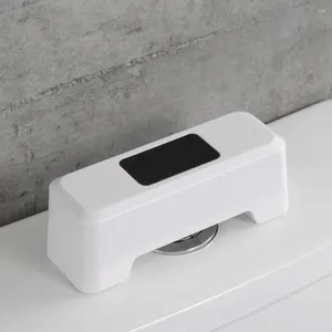 Juego de accesorios de baño Sensor de descarga de baño inteligente para el hogar interruptor automático niños ancianos inducción de inodoro infrarrojo sin botón de contacto