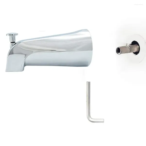 Bath Accessory Set Spout Diverter Améliorez votre salle de bain avec une douche chromée universelle