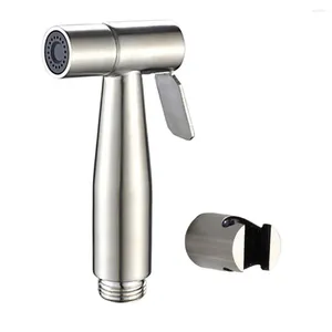 Bath Accessory Set Stainless Steel Toilet Sprayer Set-Handheld Bidet -Bathroom Hand Shower For Muslim Self Cleaning-Premium