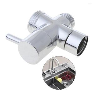 Ensemble d'accessoires de bain adaptateur en T 3 voies Valve pour inverseur toilette Bidet pulvérisateur pommeau de douche