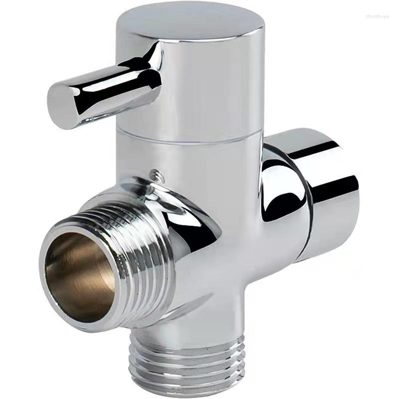 Bath Accessory Set T-adapter Valve Joint Switch One-two Three-way Splitter 1/2"7/8" Shower Diverter Converter Copper Mixer Water-separator