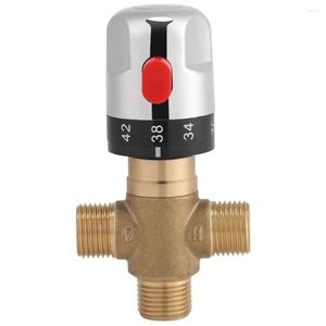 Ensemble d'accessoires de bain, mitigeur thermostatique en laiton massif G1/2 pour système de douche, tuyau de contrôle de la température de l'eau, Thermostat de lavabo