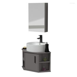 Conjunto de accesorios de baño, mueble de baño triangular, combinación de lavabo esquinero, lavabo