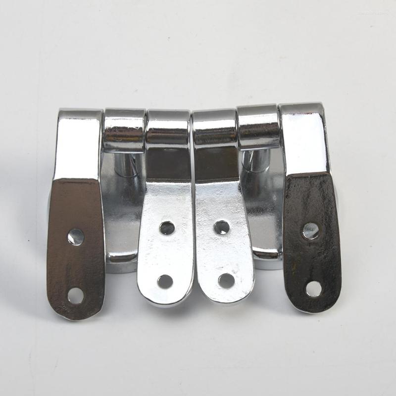 Bath Accessory Set Universal Adjustable Replacement Chrome Toilet Seat Hinge Pair With Fittings One Effect Hinges