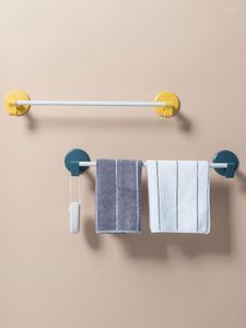 Bath Accessoire Set Wall gemonteerde handdoekbar Punch-vrij met Hook Strong load-dragende eenvoudige stijl plank multifunctionele badkamerbenodigdheden