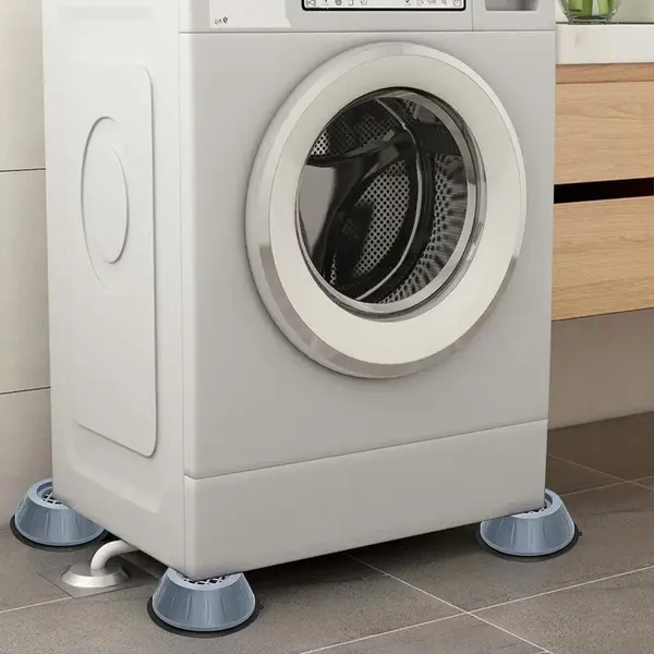 Juego de accesorios para baño, pies para lavadora, muebles universales para refrigerador, amortiguadores elevadores, soporte para alfombrilla