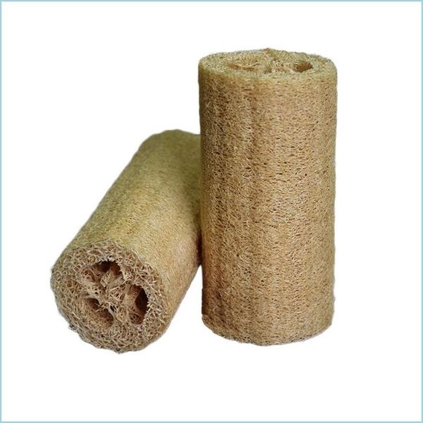 Pinceles de baño esponjas de 10 cm 10 cm bosque de bañera de baño de bañera de 10 cm esponja esponjada exfoliante limpieza luffa corte gota entrega dh8kf