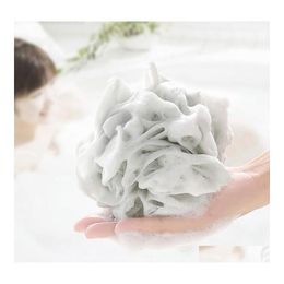 Badborstels Sponzen Scrubbers Accessoires Badkamer Bubble Ball Ecofriendly Soft Mas Mesh Flower Body Reiniging Baden DH0653 DRO DHLM3