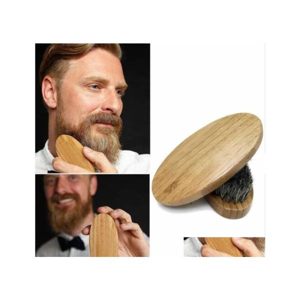 Brosses De Bain Éponges Épurateurs Homme Poils De Sanglier Brosse À Barbe Dur Poignée De Bûche Peigne Rasage Inventaire En Gros Drop Delivery Accueil G Dhexr