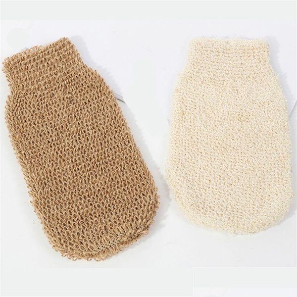 Brosses De Bain Éponges Épurateurs Gants De Douche Gant Exfoliant Et Épurateur Corporel Enlever La Peau Morte Pour Hommes Femmes Fibre Naturelle Xbjk Dhmpd