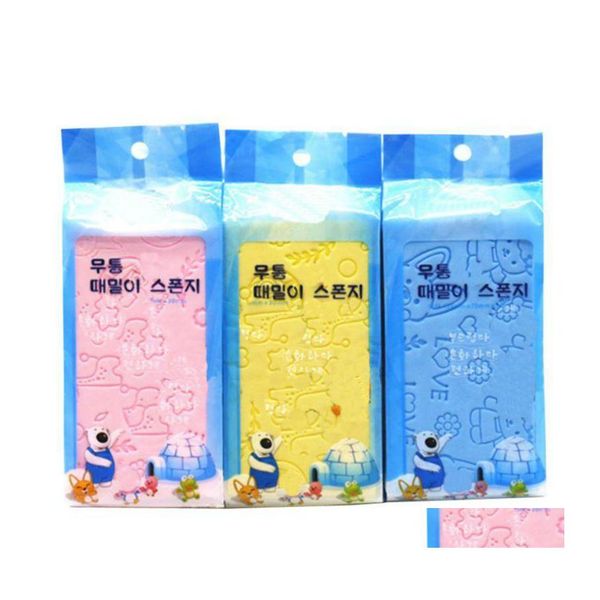 Cepillos de baño Esponjas Depuradores Esponja Encaje Impreso Exfoliante Ducha Baños para bebés Depurador Exfoliante Belleza Cuidado de la piel Limpieza facial Dr Otrkl