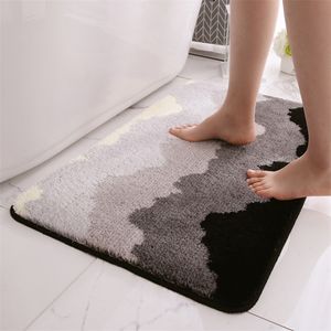Tapis de bain classique motif géométrique Super doux absorbant salle de bain tapis de porte tapis de bain antidérapant tapis 210401