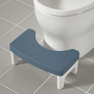 Alfombras de baño 1 PCS Asiento de inodoro Hogar Silla de orinal engrosada Artefacto Adulto y niños Cómoda otomana Mujeres embarazadas Pedal Taburete