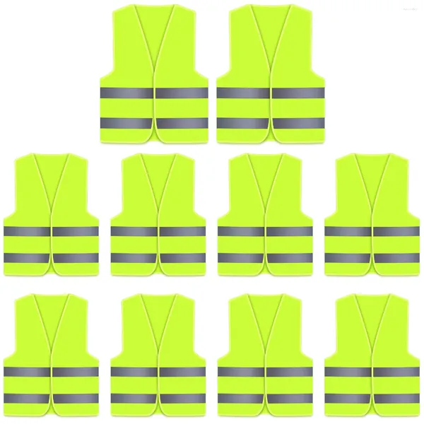 Mattes de bain 10 packs Hi vis réfléchissant les gilets haute visibilité