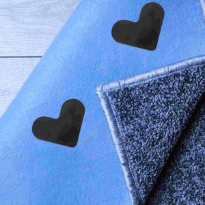 Tapis de bain 12 pièces Double face ruban adhésif tapis tapis tapis jamais boucle coin pinces tapis de course bandes Pu autocollants