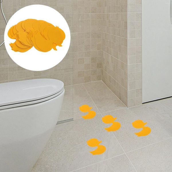 Alfombrillas de baño 12 PC Pegatizas sin deslizamiento Floor animal de animales Tina impermeable para niños