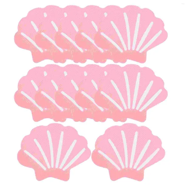 Tapis de bain 12 pcs Shell autocollant autocollants de toilette douche bande antidérapante antidérapante pour le sol prendre idée cadeau salle de bain slip demain décalque