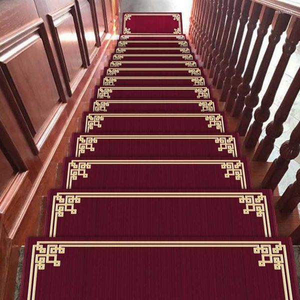 Tapis de bain 13 pièces haut de gamme européen Dornier marche d'escalier sans colle auto-adhésif antidérapant repose-pieds couloir salon chambre tapis