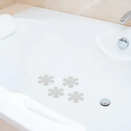 Tapis de bain 20 pièces Patch décoration autocollants carrelage décalcomanies de sol accessoires de douche baignoire adhésif bande antidérapante bois demain antidérapant
