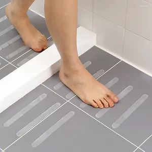 Mattes de bain 24 baignoires autocollants antidérapants douche autocollants ondulés ceinture de sécurité escaliers pour personnes âgées enfants à la maison