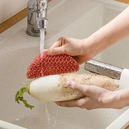 Mattes de bain 3pcs en silicone Lavage à vaisselle Brosse ménage multi-usage polyvalent et résistant à l'huile