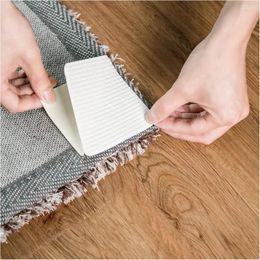 Badmatten 4 pc's niet -slip wasbare grijpen tapijtblokken om je op zijn plaats te houden, maak de hoek plat en pel je gemakkelijk af