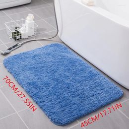 Alfombrillas de baño 450 mmx700 mm La alfombra de terciopelo engrosado puerta de la alfombra absorbente sin deslizamiento para el baño