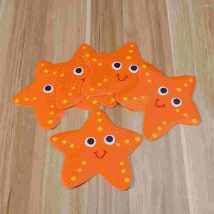 Badmatten 5 X Stickers Kinderen PVC Douchesticker Plakband Kinderbadmat Veiligheid Applicaties Antislip Getextureerd Niet-baby