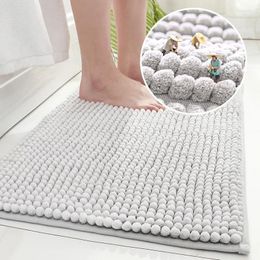 Badmatten 50x80 cm dikke chenille el badkamer vloer huis slaapkamer ingang niet-slip absorberende voetmat