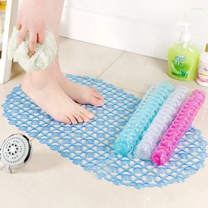 Badmatten 66 37cm/26 14,5 inch douchemat Non-slip met zuigbeker rechthoek Anti-slip badkamer Tapijt PVC Plastic Massage