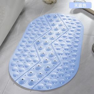 Badmatten 69x39cm Mat Bathtub PVC Kleine veiligheid Douche Niet-slip met zuigbekers vloer