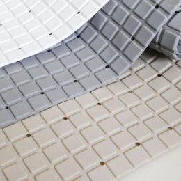 Tapis de bain 70 40cm tapis antidérapant de baignoire en PVC avec ventouse salle de bain de style japonais douche coussin incassable