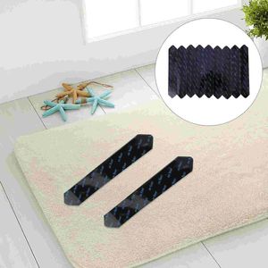Mattes de bain 8 pcs autocollants de tapis de tapis sans interrupteur fixant le luminaire sans trace à double facette amovible PU