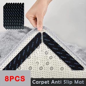 Tapis de bain 8 pièces tapis anti-glisser le ruban à double face